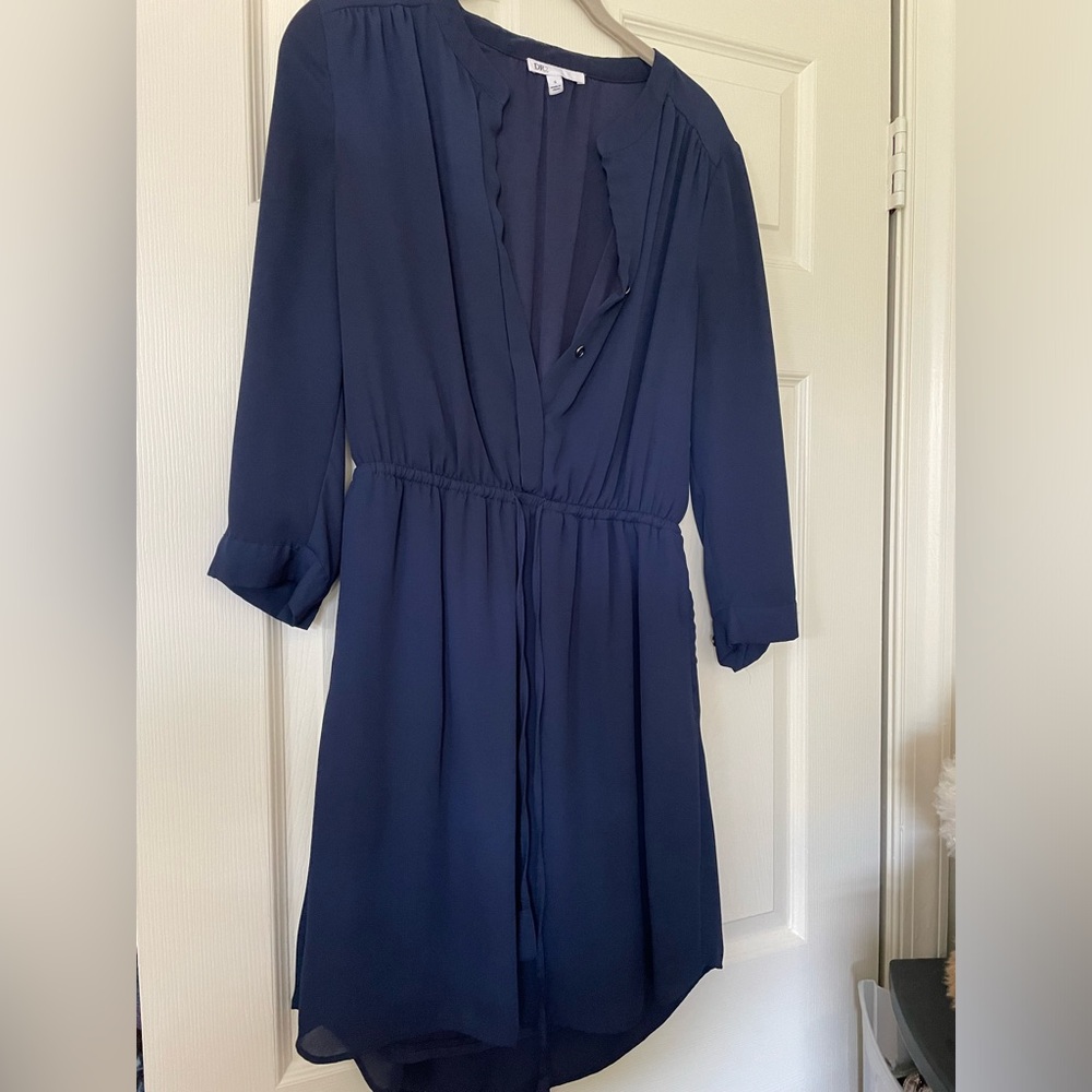 D2 Navy Conservative Dress